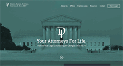 Desktop Screenshot of deminglaw.com