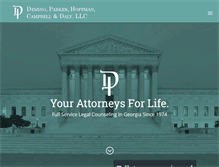 Tablet Screenshot of deminglaw.com